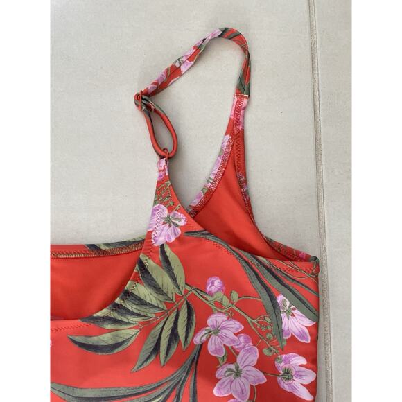 Old Navy Swim One Piece Swimsuit Multicolor Floral Swimwear - Picture 6 of 10